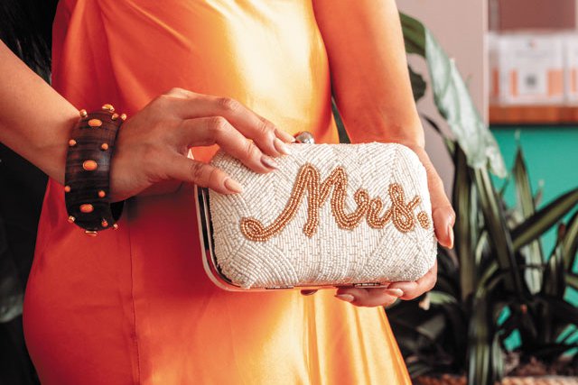 Beaded discount mrs clutch