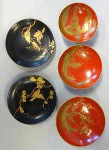 Japanese Wood Laquer Plates.jpg
